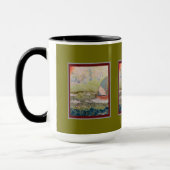 Mug - Art Deco Sailboat  Mok (Links)
