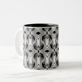 Mug Art Déco Ultramod, Argent (Devant gauche)