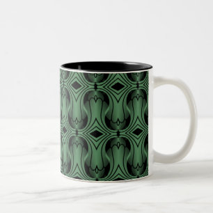 Mug Art déco Ultramod, Vert trèfle