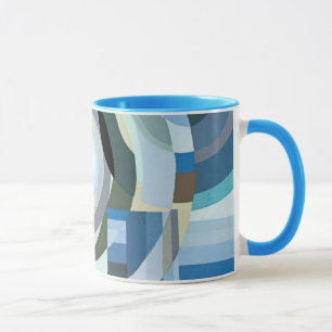 Mug Art Déco Vintage Pochoir Jazz Formes Géométriques