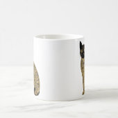 Mug Art décoratif de chat noir dans le style de Gustav (Centre)