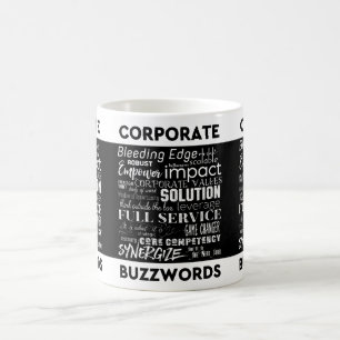 Mug Art d'entreprise de typographie de jargon