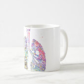 Mug Art des poumons (Devant droit)