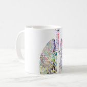 Mug Art des poumons (Devant gauche)