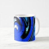 Mug Art des vagues océaniques (Devant droit)