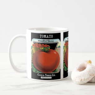 Mug Art d'étiquette de paquet de graines vintage, Toma