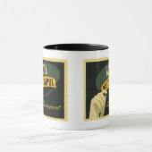 Mug Art d'étiquette d'hôtel de Budapest Hongrie de (Centre)