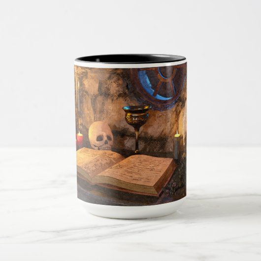 Mug Art d'étude à la bougie de l'académie sombre gothi (Centre)