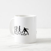 Mug Art d'évolution de sport de ping-pong (Devant gauche)