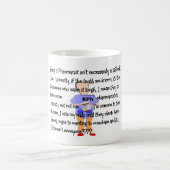 Mug Art d'histoire de folie de cadeaux de pharmacien (Centre)