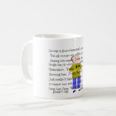 Mug Art d'histoire de PHARMACIEN "il l'a perdu ! " (Devant gauche)