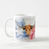 Mug Art d'impression à l'aquarelle représentant une va (Gauche)