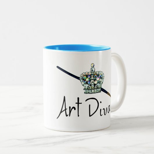 Mug "Art Diva" (Devant droit)