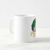 Mug Art d'oiseau de kiwi (Devant gauche)
