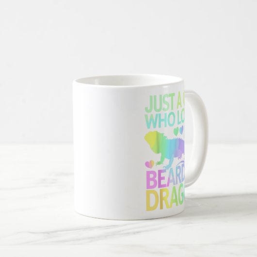 Mug Art Dragon Porté Par Un cool Pour Femmes Filles Po (Devant droit)
