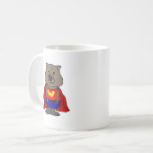 Mug Art drôle de bande dessinée de super héros de (Devant gauche)