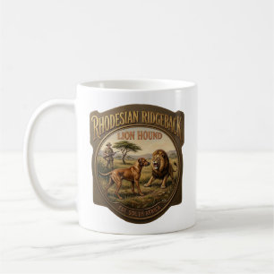 Mug Art du chien de Rhodes à crête Lion