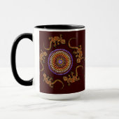 Mug Art du désert australien - Geckos (Gauche)
