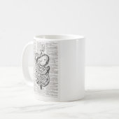 Mug Art du dictionnaire d'illustrations Médicale (Devant gauche)