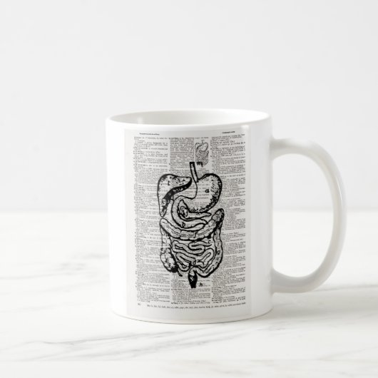 Mug Art du dictionnaire d'illustrations Médicale (Droite)
