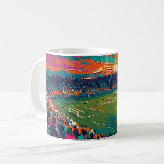 Mug Art du football (#1) (Devant gauche)