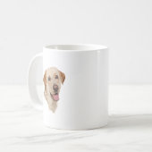 Mug Art du Labrador Abstrait (Devant gauche)