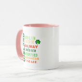 MUG ART DU MÉTRO IRLANDE (Devant gauche)