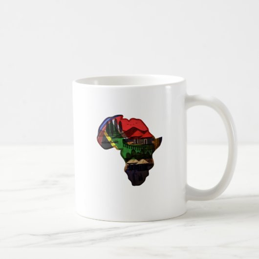 Mug Art du patrimoine africain - Une fusion culturelle (Droite)