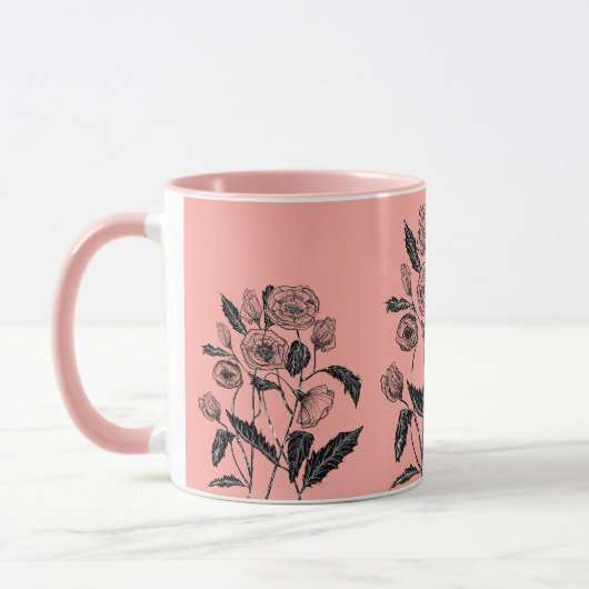 Mug Art du pavot (Gauche)