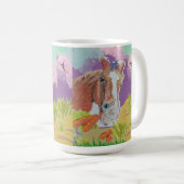 Mug Art du pavot (Devant droit)