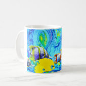 Mug Art du poisson tropical (Devant gauche)