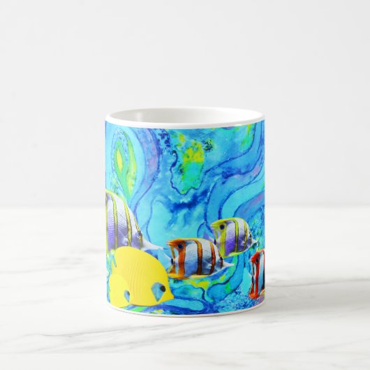 Mug Art du poisson tropical (Centre)