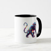 Mug Art du singe de cristal (Devant droit)