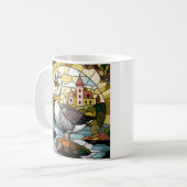 Mug Art du vitrail, Silly Goose Vitrail (Devant gauche)