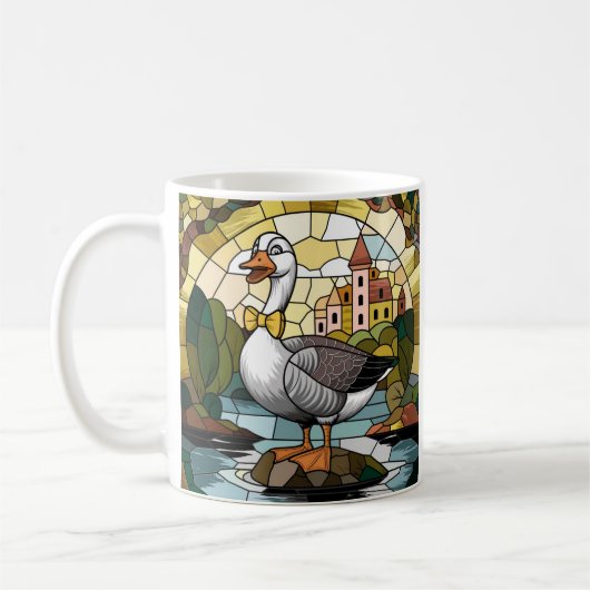 Mug Art du vitrail, Silly Goose Vitrail (Gauche)