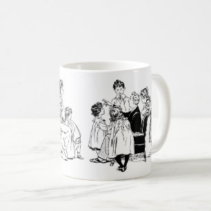 Mug Art du XIXe siècle : Père racontant une histoire à