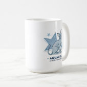 Mug Art du zodiaque Verseau Chat Sphynx Different Purp (Devant droit)