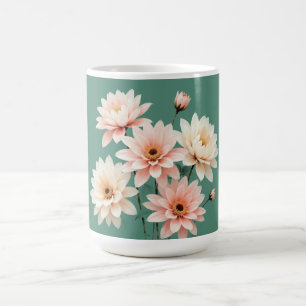Mug Art Élégant Chrysanthème Rose