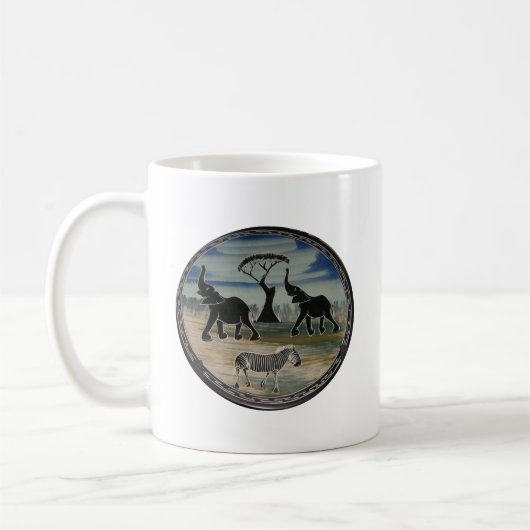 Mug Art Eléphant Africain (Gauche)