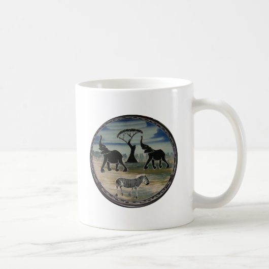 Mug Art Eléphant Africain (Droite)