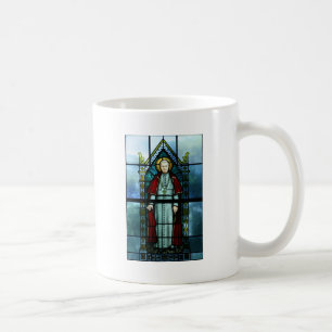 Mug Art en verre souillé de pape Saint Pius X