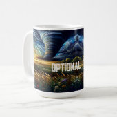 Mug Art en verre tendu de la tornade des Prairies (Devant gauche)