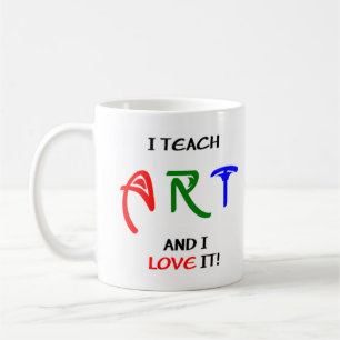 Mug art enseigner & aimer