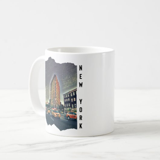 Mug Art esthétique de New York (Devant gauche)