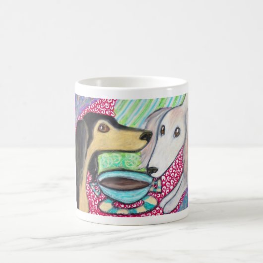 Mug Art fait varier le pas par café potable de SALUKI (Centre)