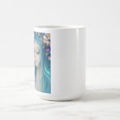 Mug Art Fantastique Éthéré | Belle Fée Bleue (Centre)