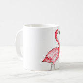 Mug Art Flamant rose (Devant gauche)