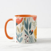 Mug Art Fleur Coloré (Gauche)