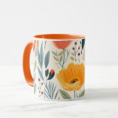 Mug Art Fleur Coloré (Devant gauche)
