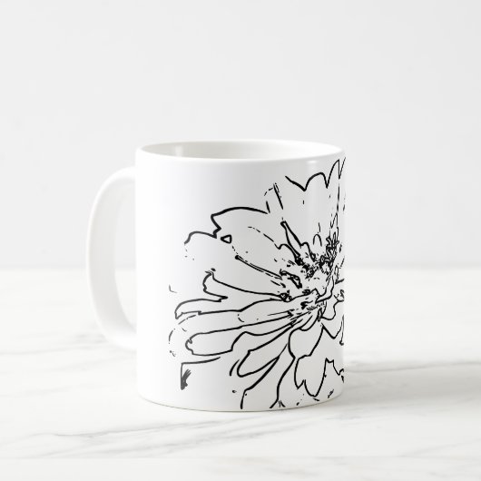Mug Art Fleur naturelle (Devant gauche)